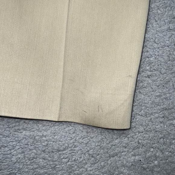 Tommy Bahama Chino Pants Men's Size 38x32 Tan Silk Bamboo Blend Pleated‎ Front - Picture 12 of 13